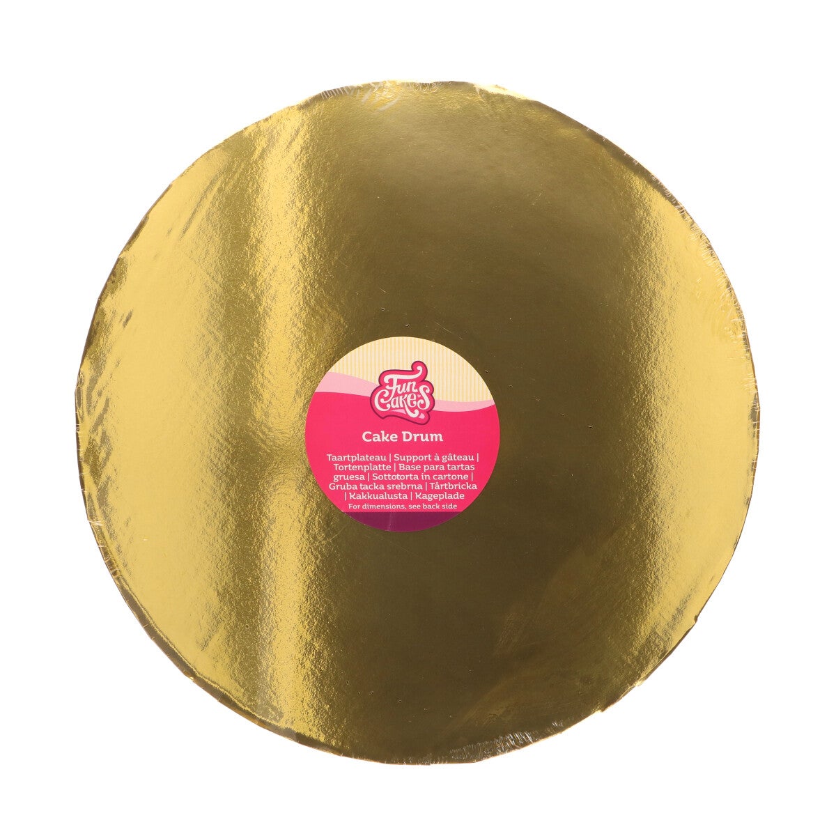FunCakes Cake Drum Rond Ø35 cm - Goud - 20mm