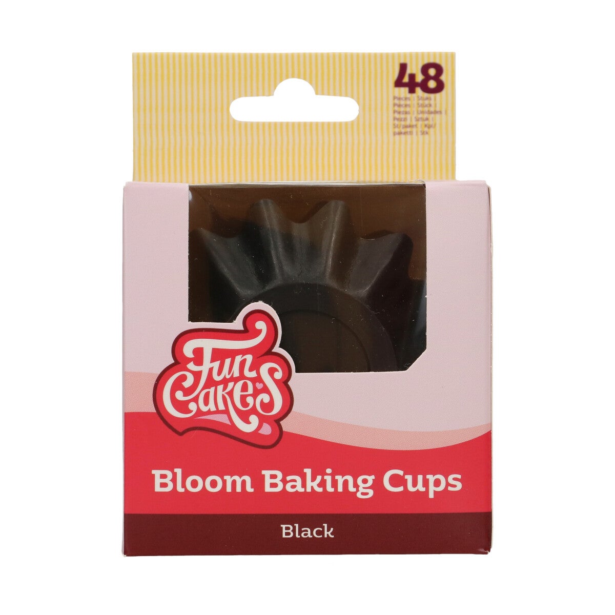 FunCakes Caissettes à Cupcake Bloom - Noir pk/48