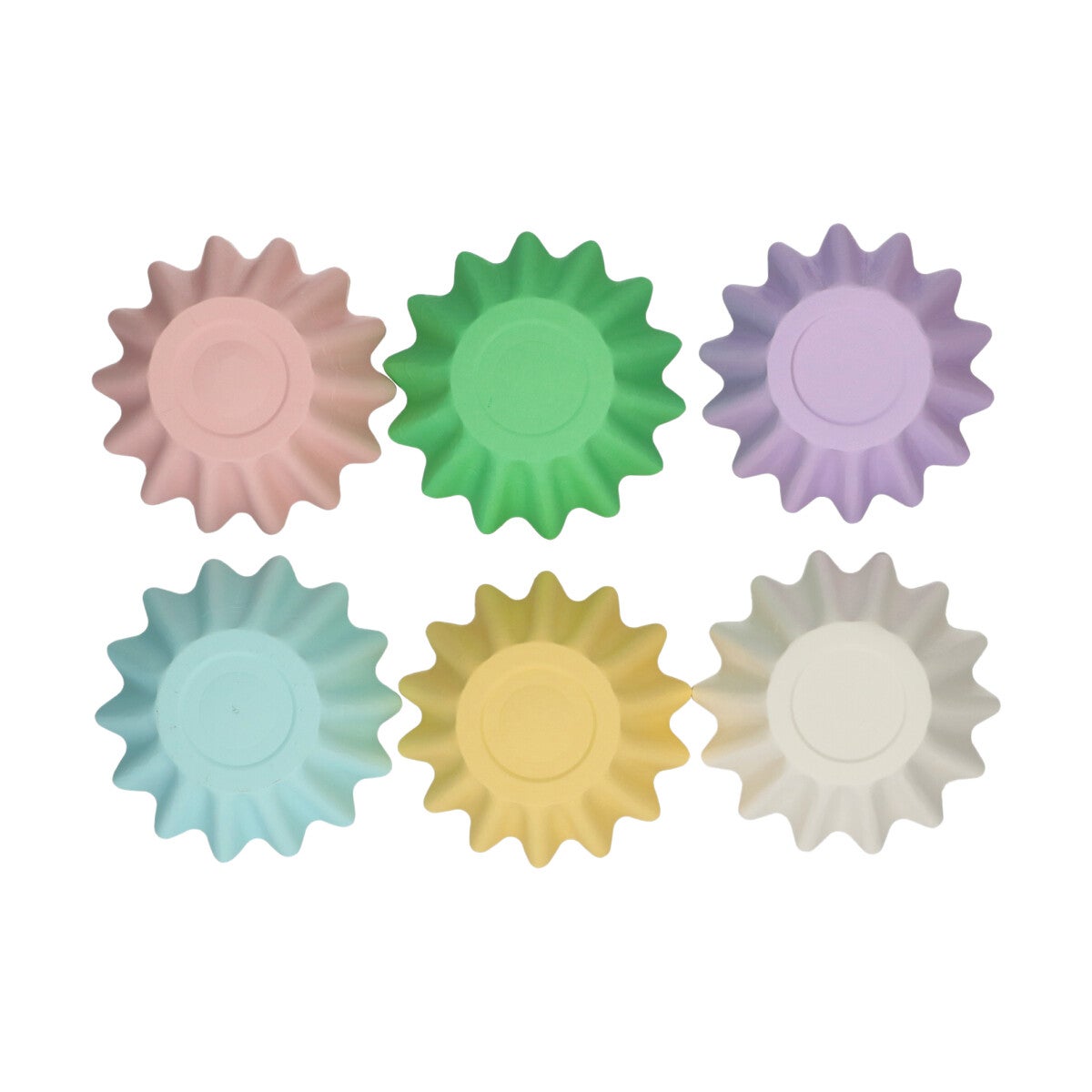 FunCakes Caissettes à Cupcake Bloom - Mélange Arc-en-Ciel Pastel pk/48