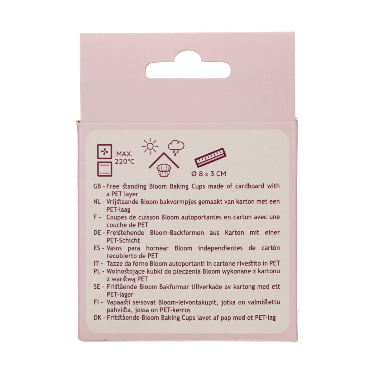 FunCakes Caissettes à Cupcake Bloom - Jaune Pastel pk/48