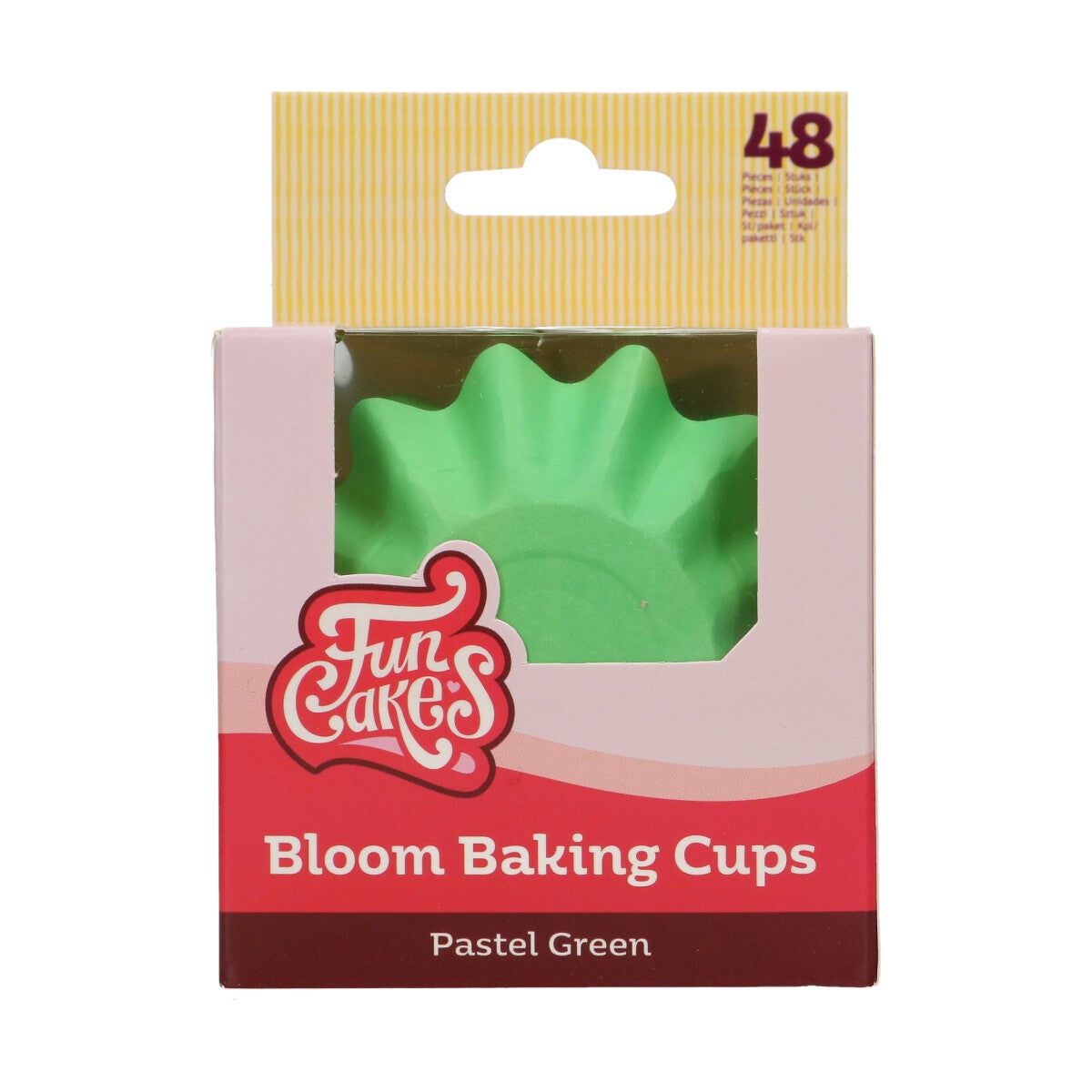 FunCakes Caissettes à Cupcake Bloom - Vert Pastel pk/48