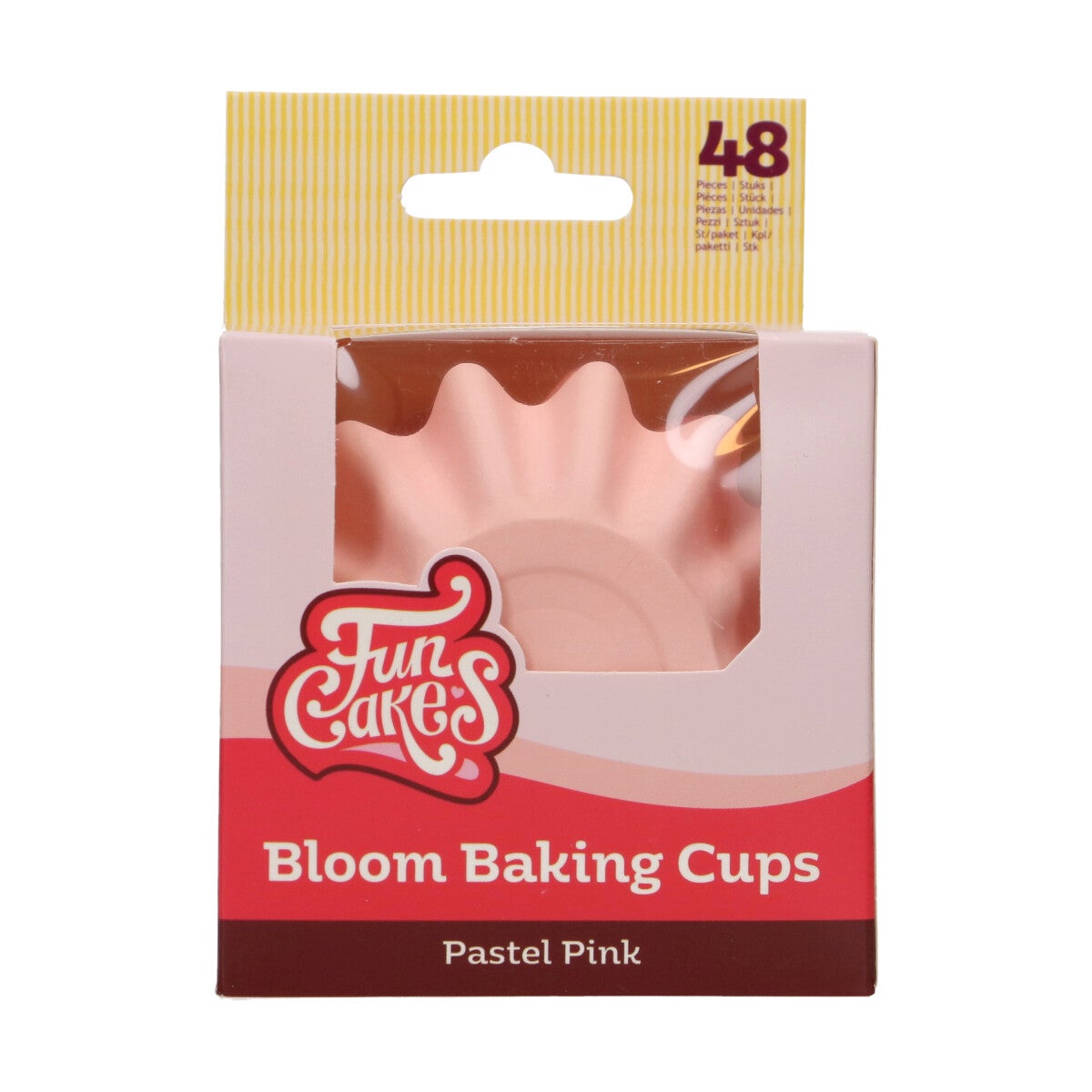 FunCakes Caissettes à Cupcake Bloom - Rose Pastel pk/48