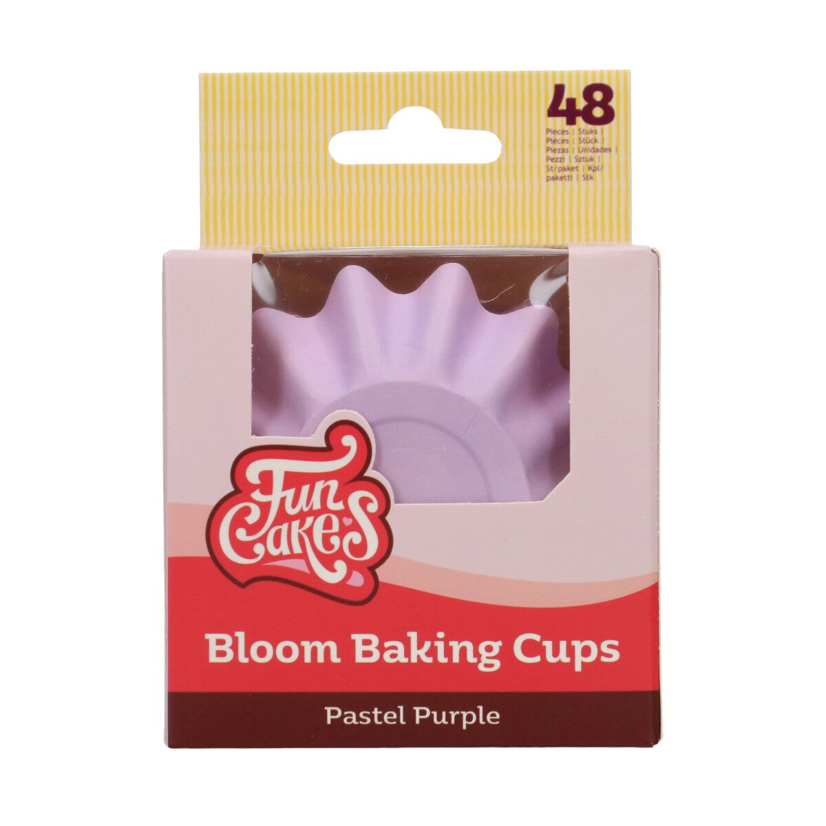 FunCakes Caissettes à Cupcake Bloom - Violet Pastel pk/48