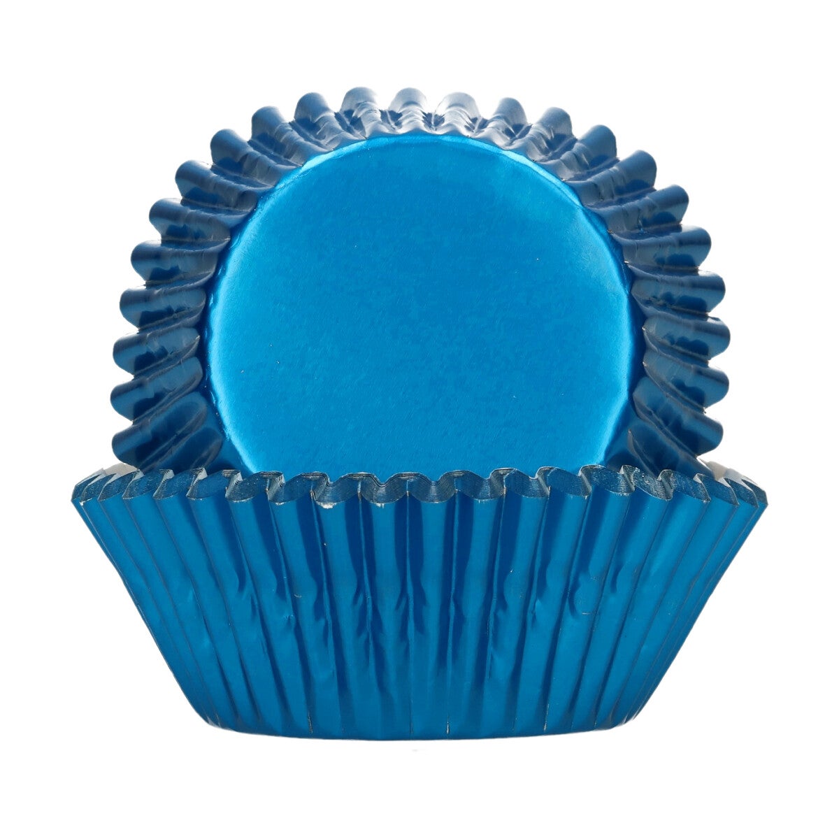 FunCakes Caissettes à Cupcake Feuille - Bleu Métallique pk/48