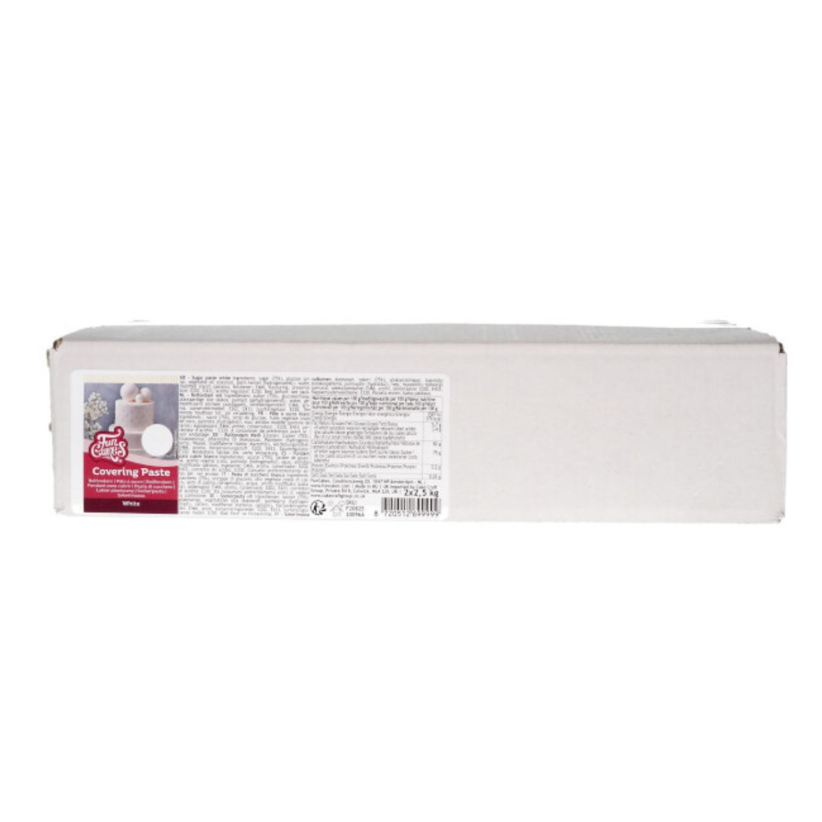 FunCakes Covering Paste 5kg (2 x 2,5kg) – Blanc