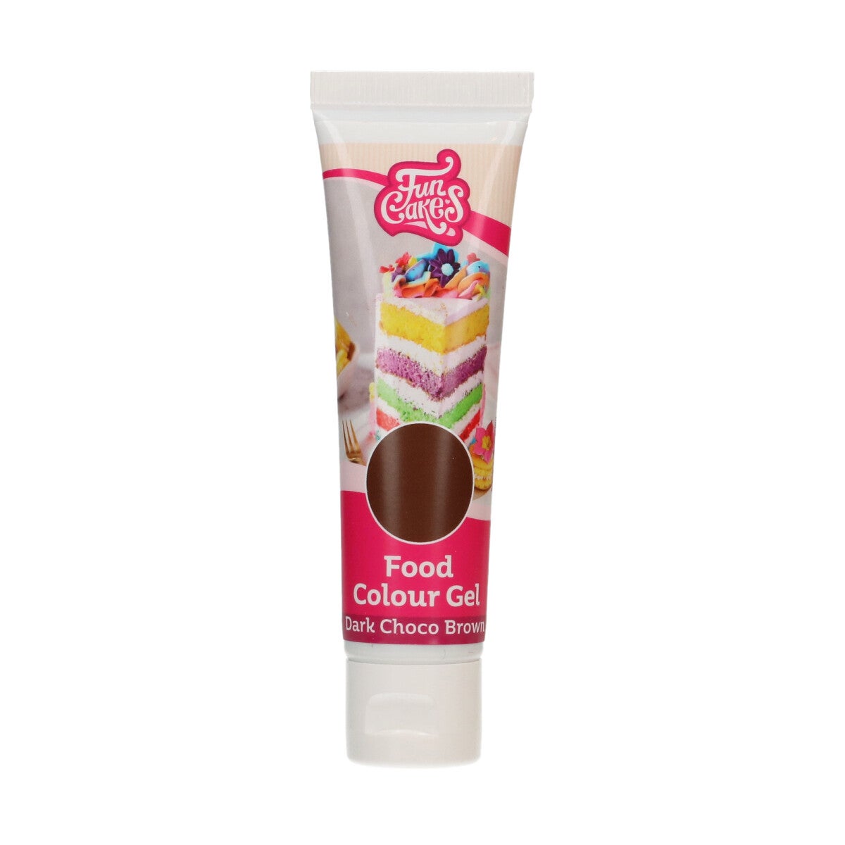 FunCakes Gel Colorant Alimentaire Dark Choco Brown 30 g