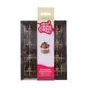 FunCakes Décorations en Chocolat Cadeau Marron/Or pcs/12