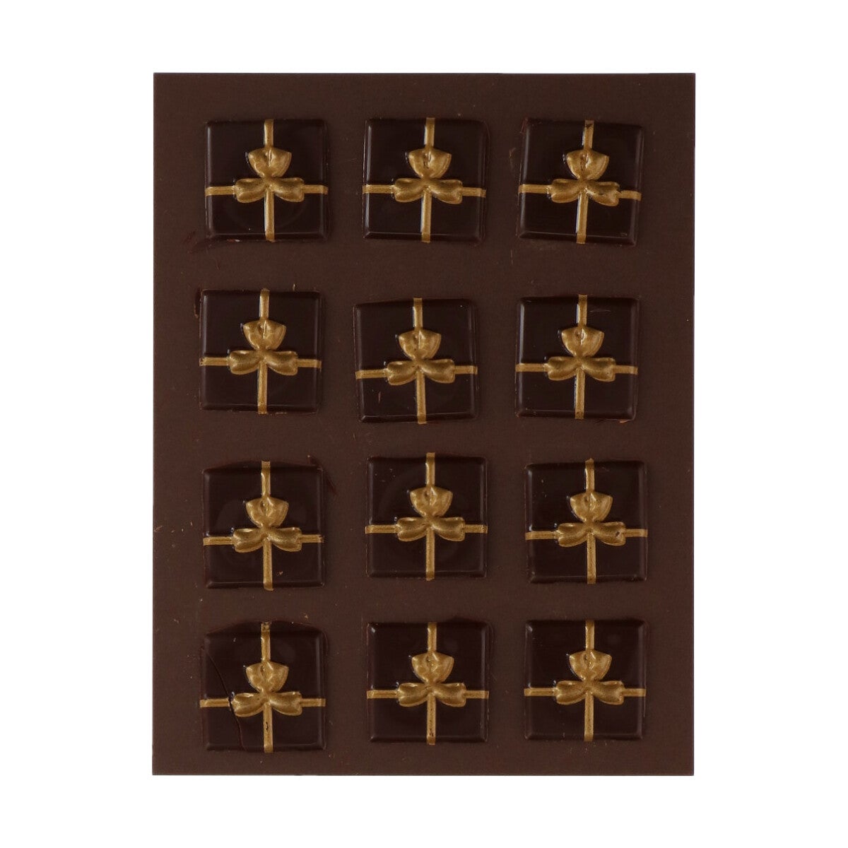 FunCakes Décorations en Chocolat Cadeau Marron/Or pcs/12