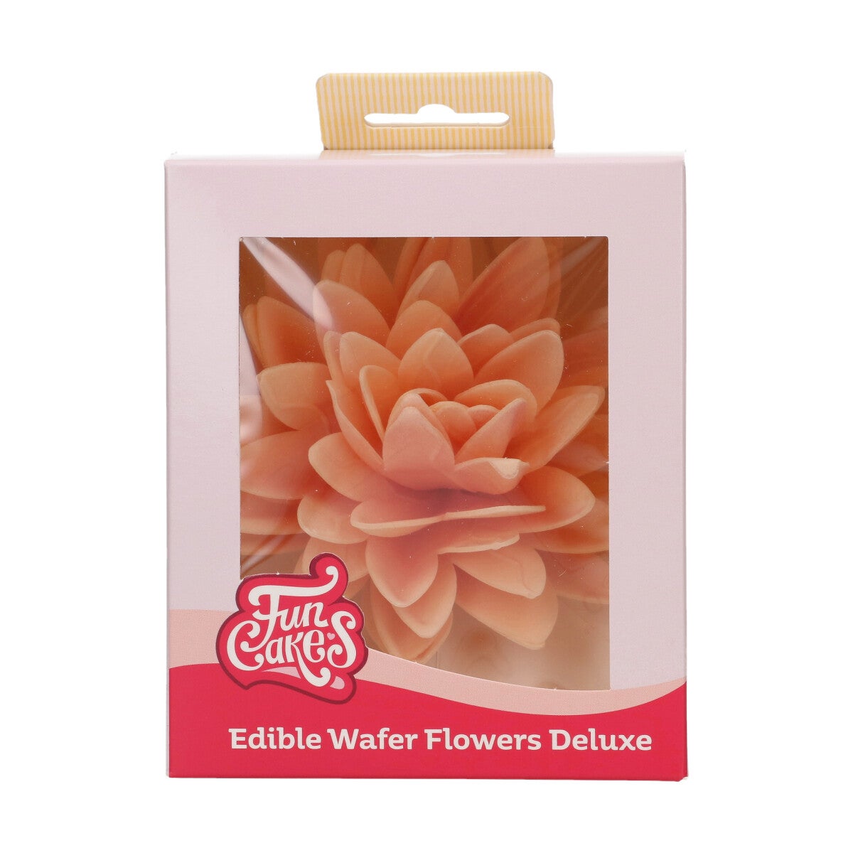 FunCakes Fleurs en Papier Comestibles Deluxe Pivoine Orange Grande pk/1