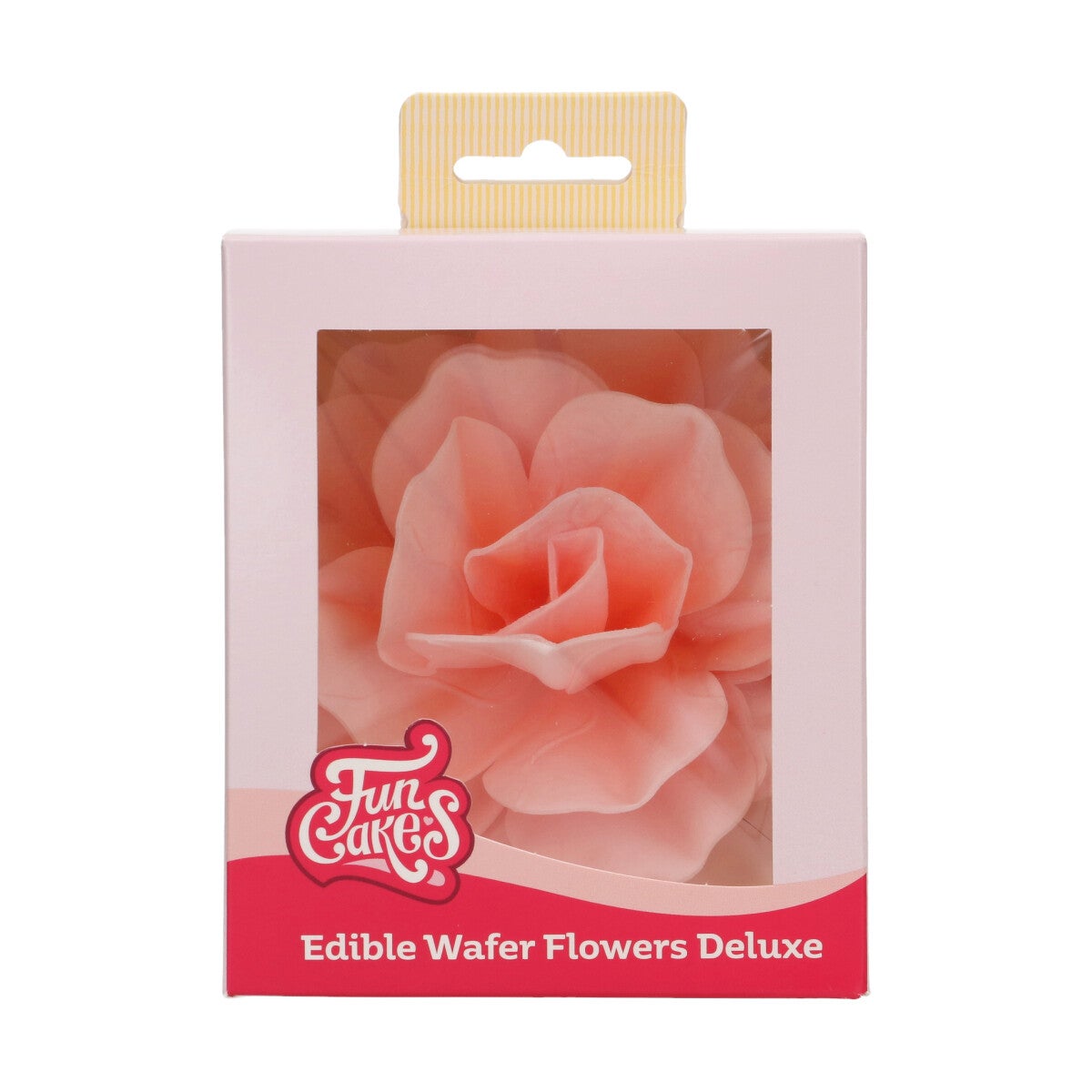 FunCakes Fleurs en Papier Comestibles Deluxe Rose Pastella Rose Grande pk/1
