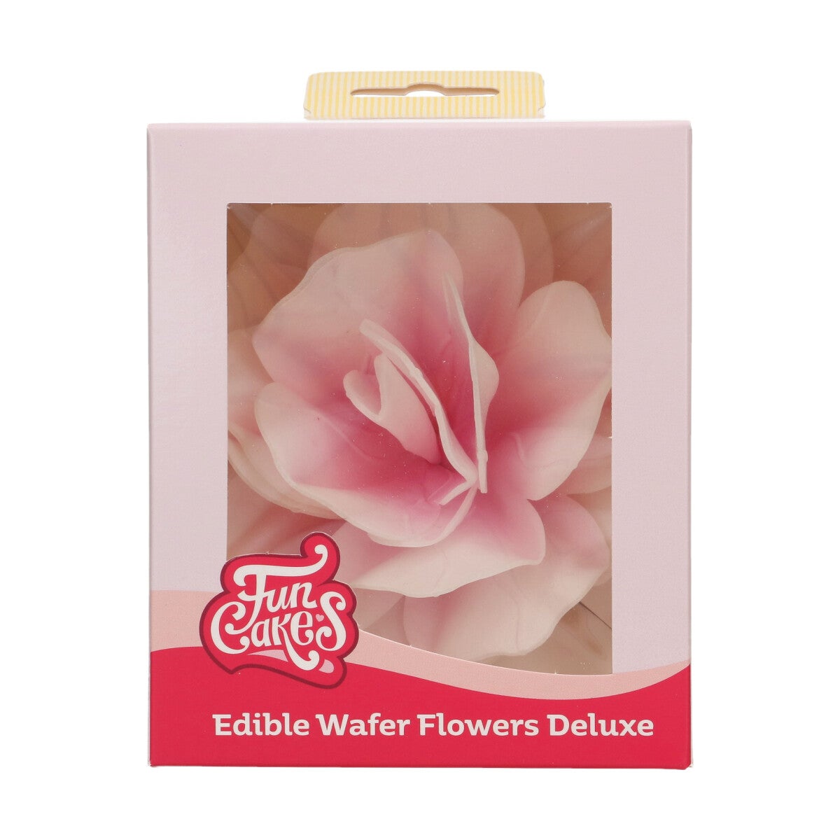 FunCakes Fleurs en Papier Comestibles Deluxe Rose Pastella Rose Ombre Grande pk/1