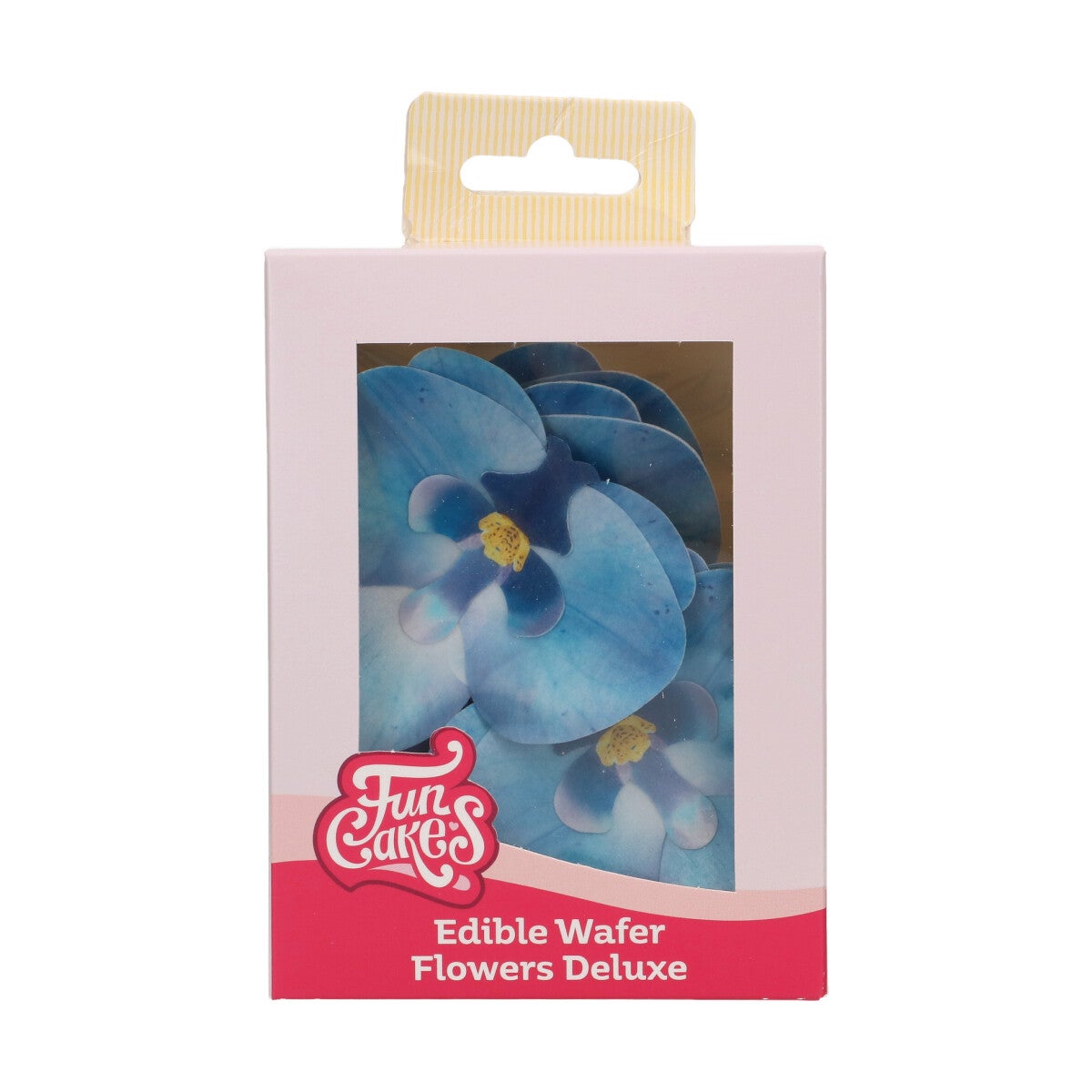FunCakes Fleurs en Papier Comestibles Deluxe Orchidée Bleue Moyenne pk/10