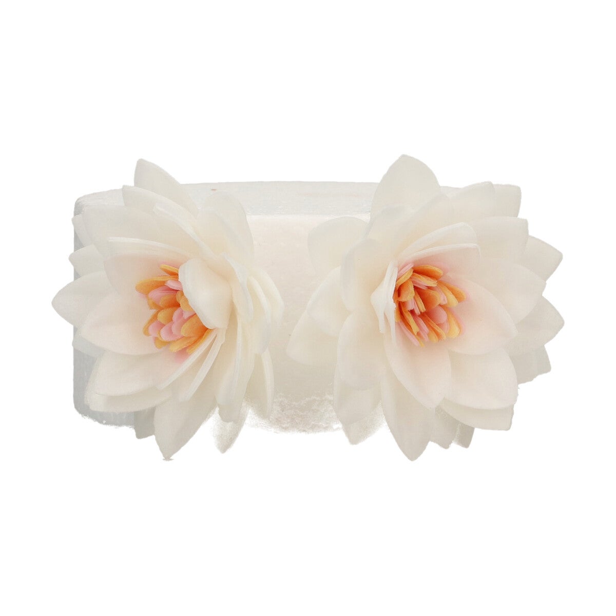 FunCakes Fleurs en Papier Comestibles Deluxe Lotus Blanche Moyenne pk/10