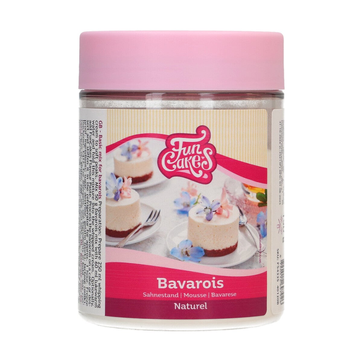 FunCakes Mix pour Bavarois Nature 150 g