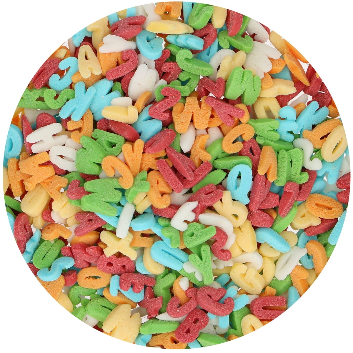 FunCakes Mélange de Sprinkles Lettres Arc-en-ciel 50 g