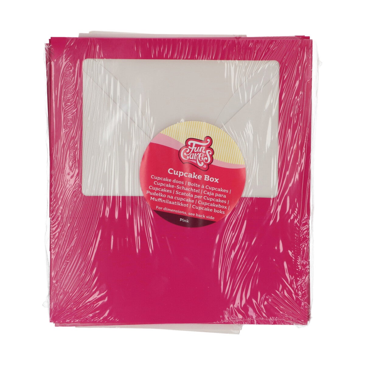 FunCakes Boîte à Cupcakes 6 – Rose pk/3