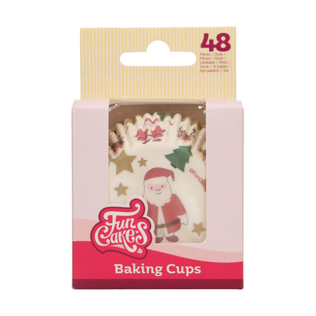 FunCakes Caissettes à Cupcakes Noël pcs/48