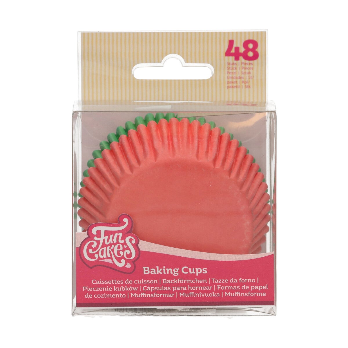 FunCakes Baking Cups Rouge / Vert pk/48