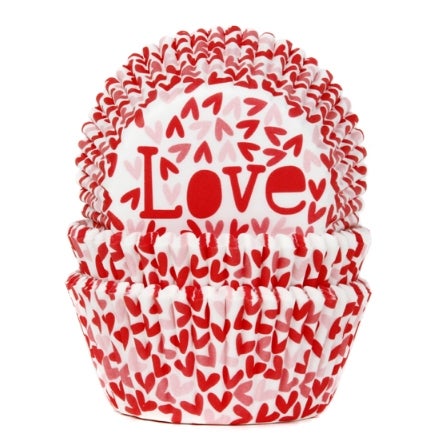 House of Marie Baking Cups Love pcs/50