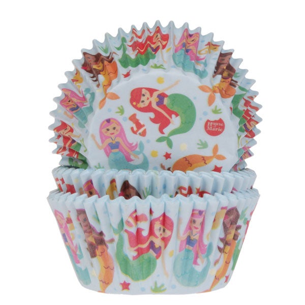 House of Marie Caissettes à Cupcakes Sirène pcs/50