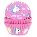 House of Marie Caissettes à Cupcakes - Licorne pcs/48