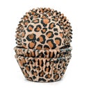 House of Marie Caissettes à Cupcakes - Leopard Brown pcs/48
