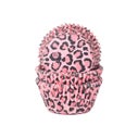 House of Marie Caissettes à Cupcakes - Leopard Pink pcs/48