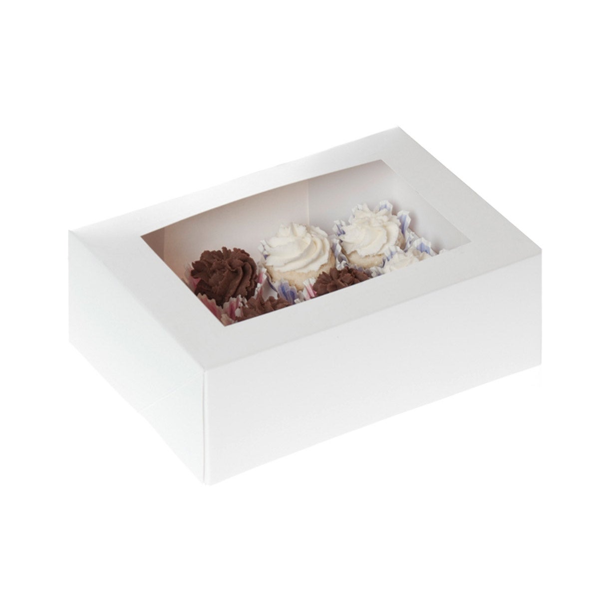 House of Marie Mini Boîtes à Cupcakes 12 - White pcs/2