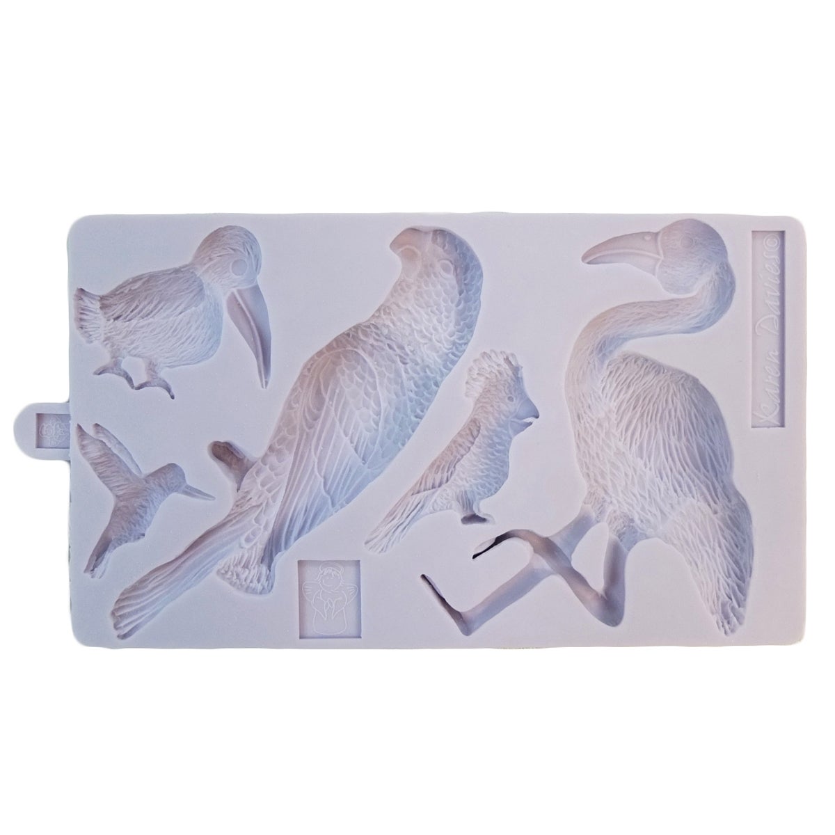 Karen Davies Moule en Silicone - Oiseaux tropicaux