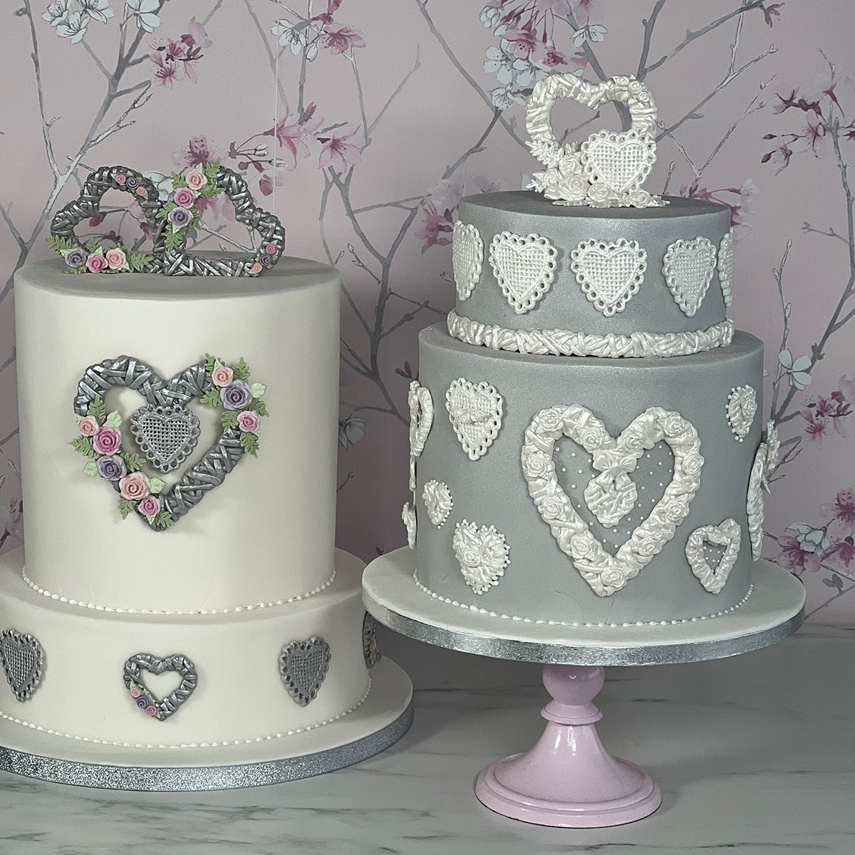 Moule en silicone Karen Davies - Collection Coeurs d'osier