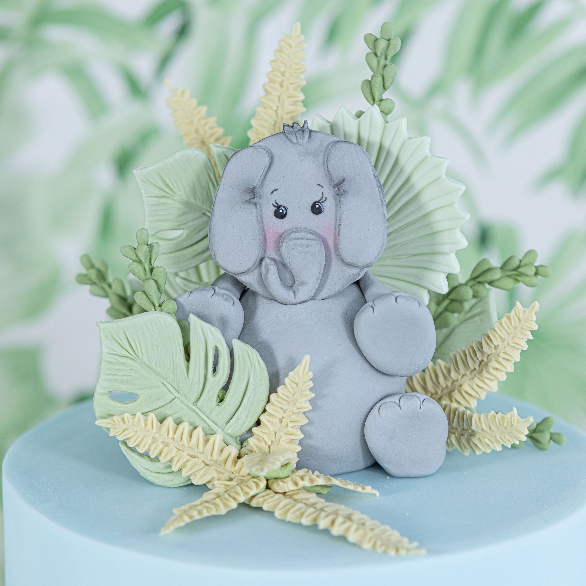 Moule en silicone Karen Davies -Eléphant-Safari Animal Faces