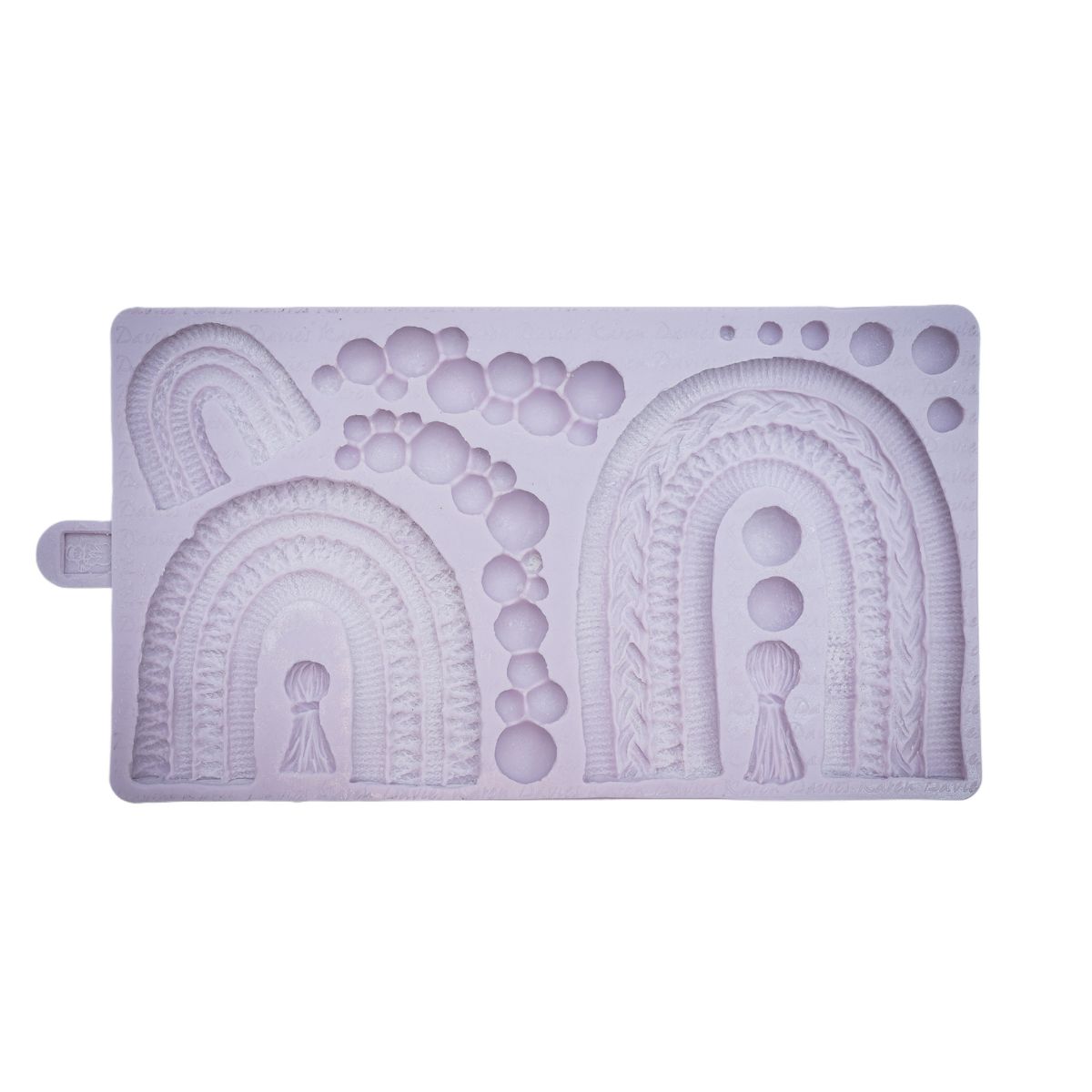 Karen Davies Moule en Silicone - Arc-en-ciel en Macramé