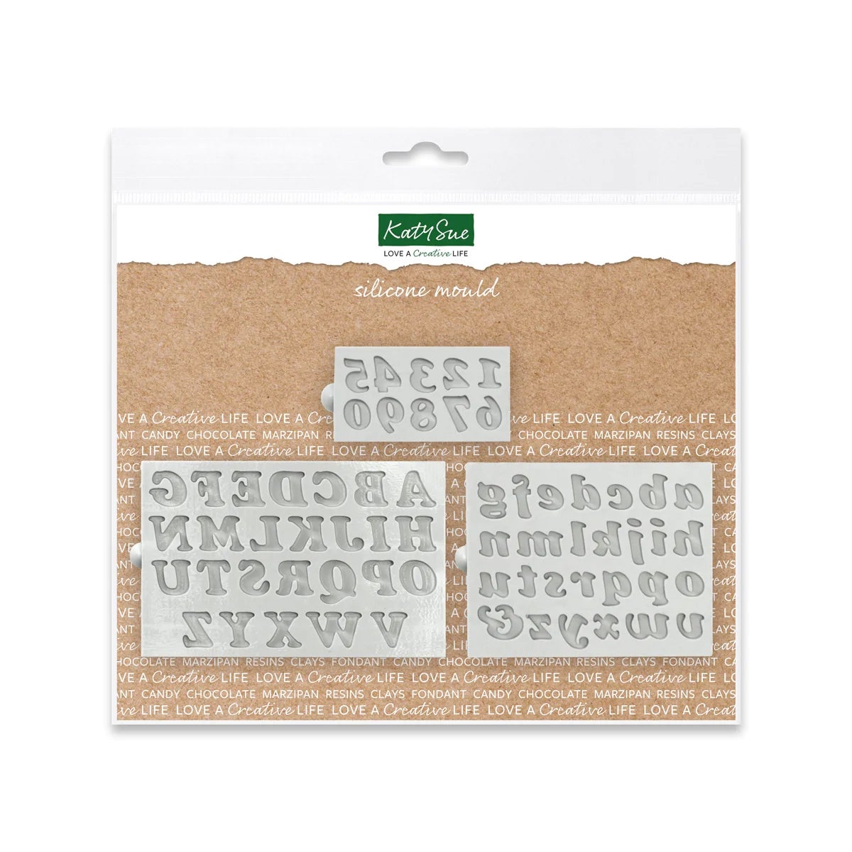 Katy Sue Moule Basic Italics Alphabet et Numéros set/3
