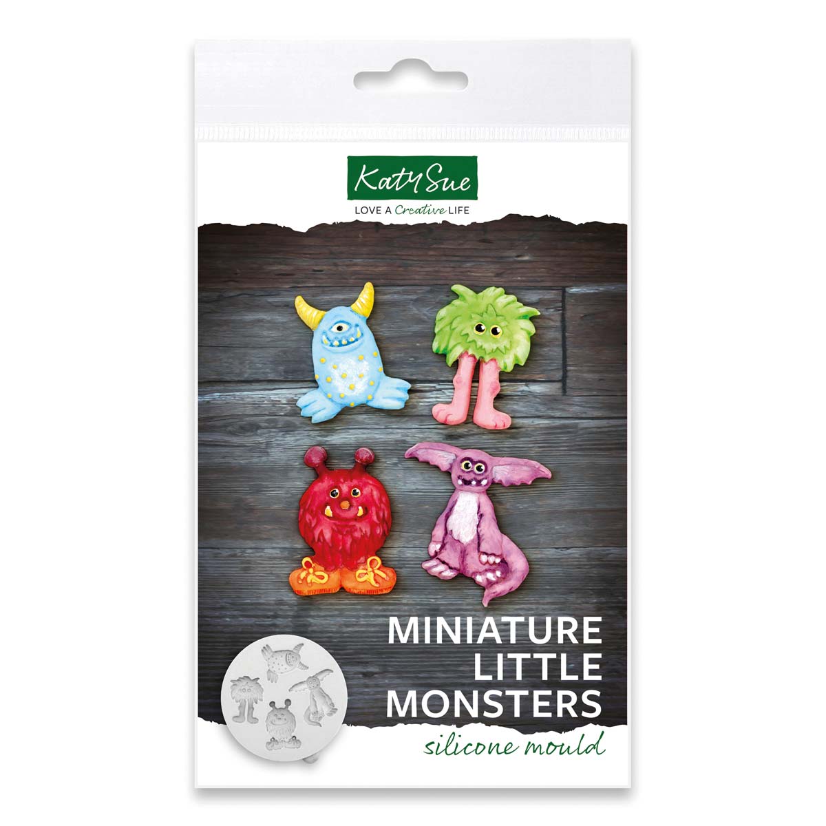 Katy Sue Moule en Silicone Miniature Little Monsters