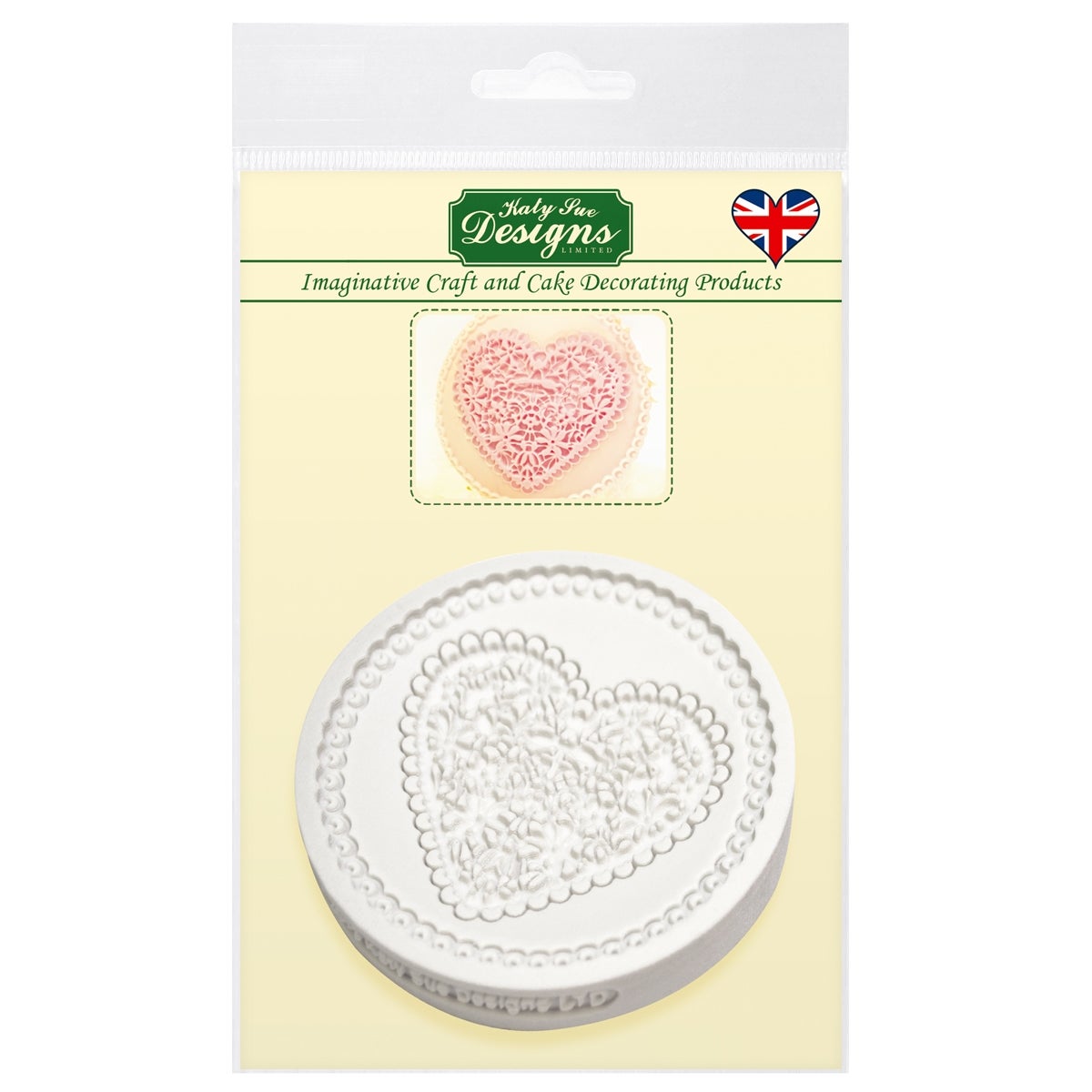Katy Sue Mould Lace Heart