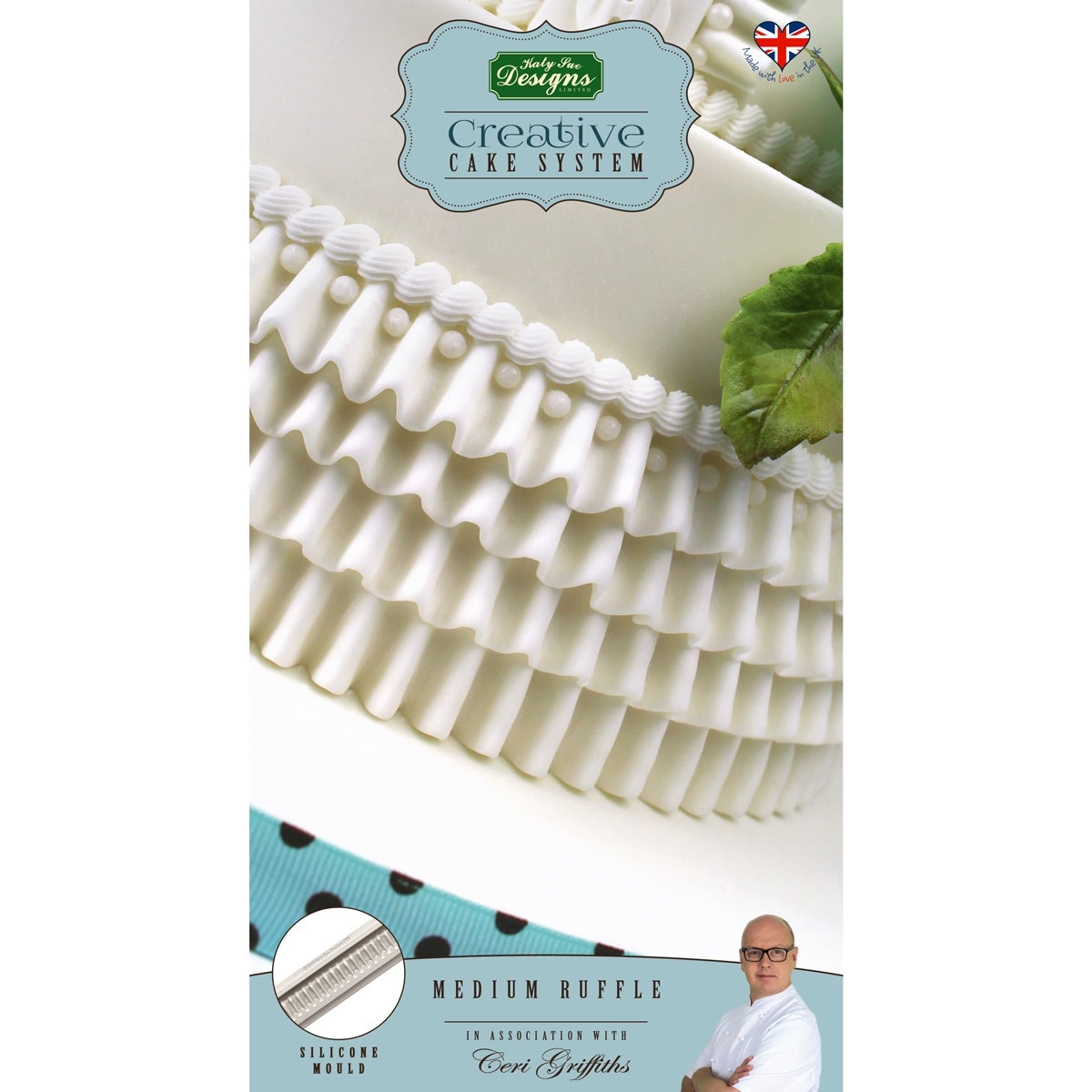 Katy Sue Mould Cake System Medium Ruffle
