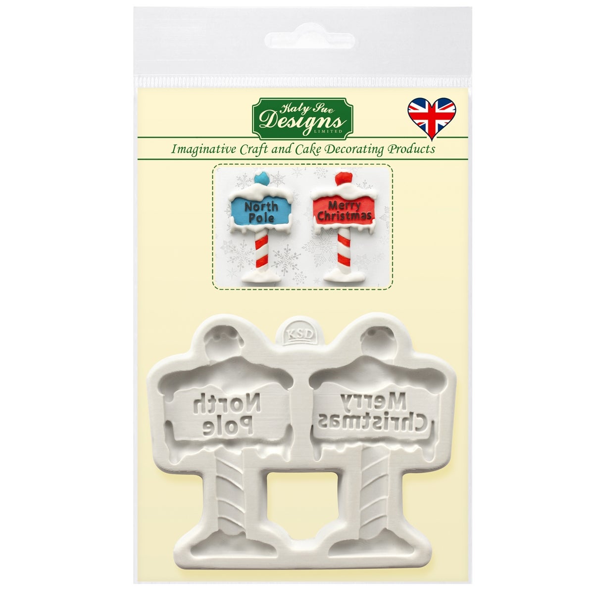 Katy Sue Mould Christmas Sign Posts