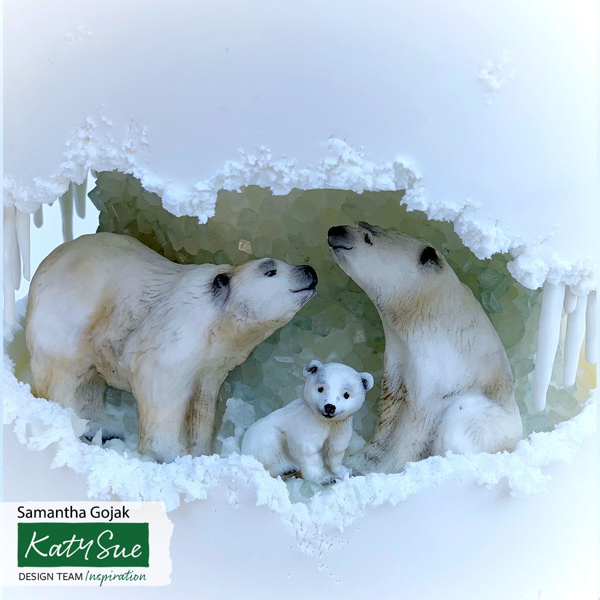 Katy Sue Moule - Famille d'Ours Polaires