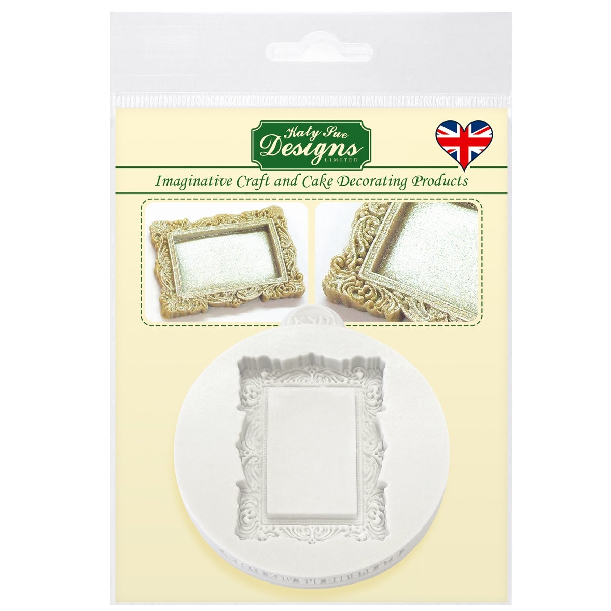 Katy Sue Mould Miniature Frames - Vintage Rectangle