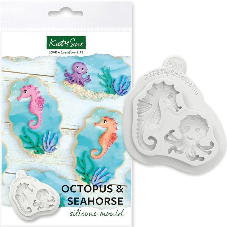 Katy Sue Moule en Silicone Pieuvre et Hippocampe