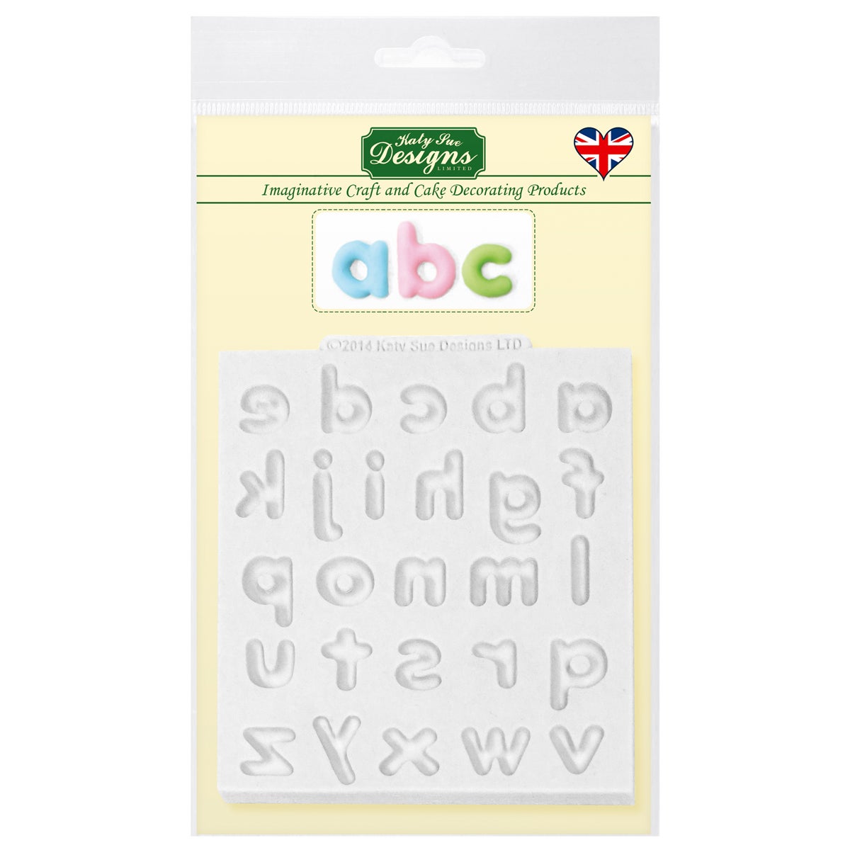Katy Sue Mould Domed Alphabet  -  Lower Case
