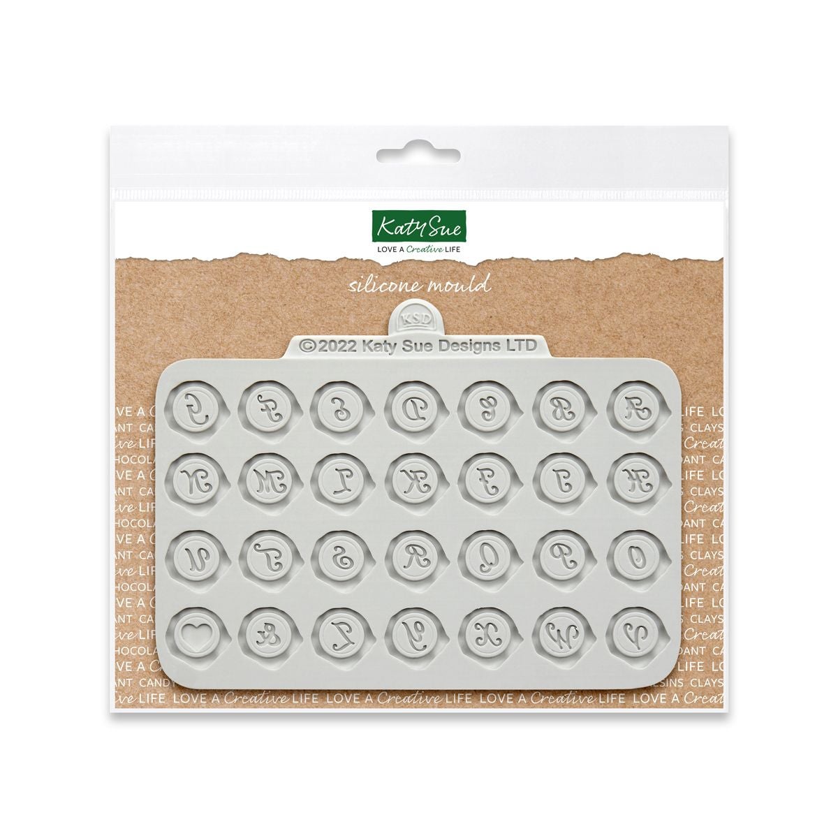 Katy Sue Mould Alphabet en cire à cacheter
