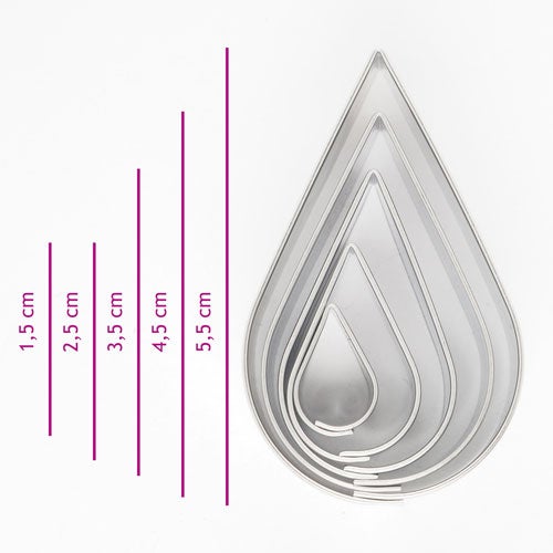 Biscuits Emporte-pièce Gouttes Série/5