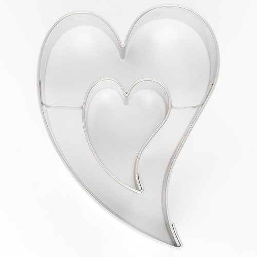 Biscuits Emporte-pièce Coeur délicat dans coeur 7 cm