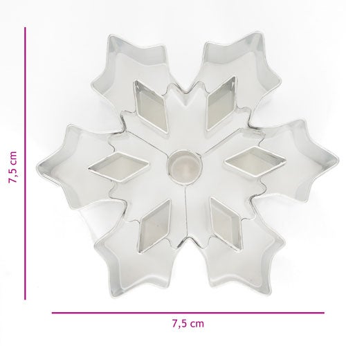 Biscuits Emporte-pièce Cristal de Glace 2 Ø7,5 cm
