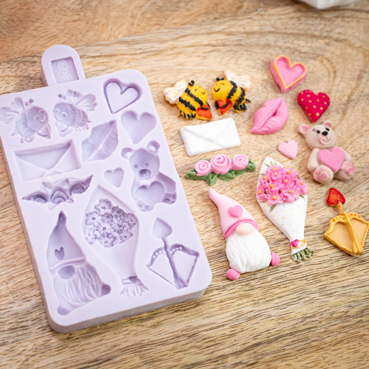 Karen Davies Moule en Silicone - Valentins miniatures