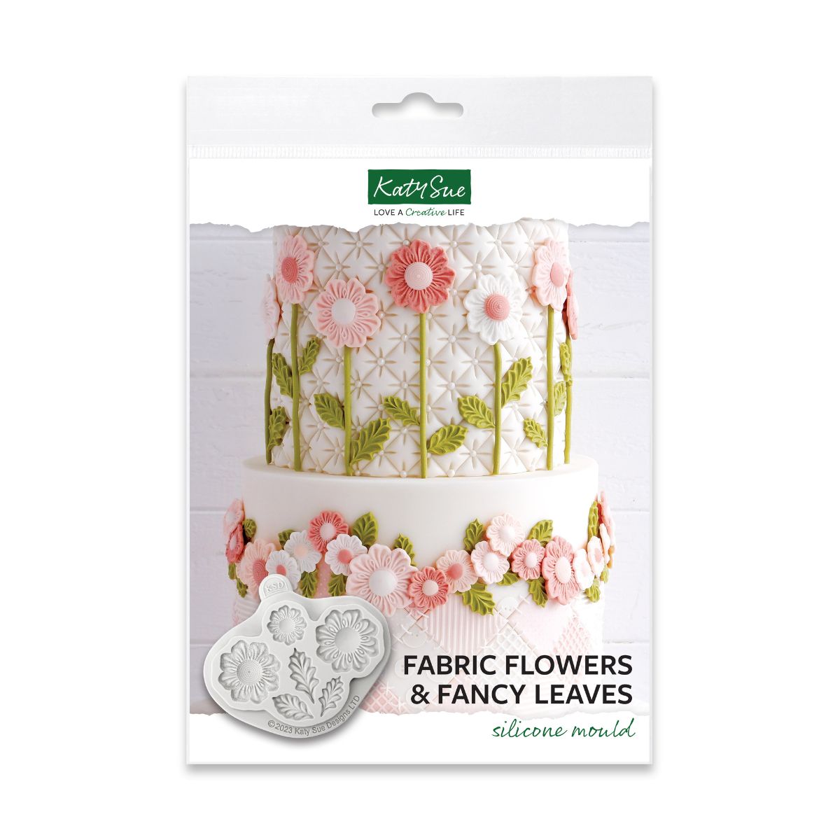 Katy Sue Silikonform - Stoffblumen und Fancy Blätter