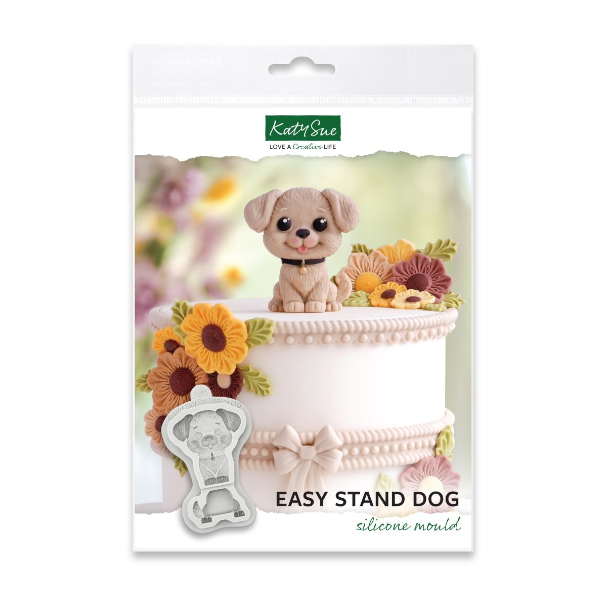 Katy Sue Silikonform - Easy Stand Hund