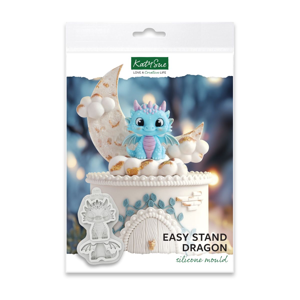 Katy Sue Silikonform - Easy Stand Drache
