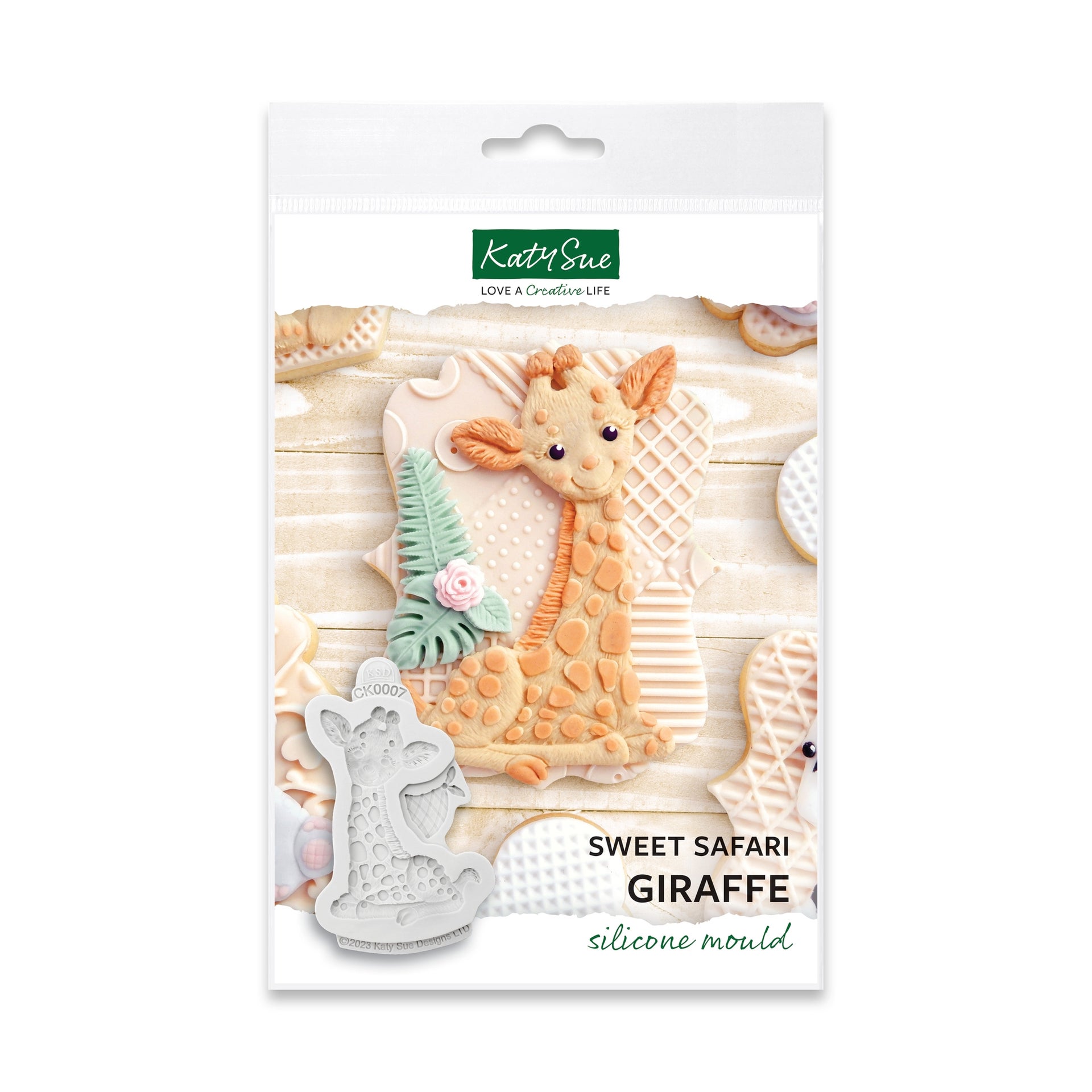 Katy Sue Silicone Mould - Sweet Safari Girafe